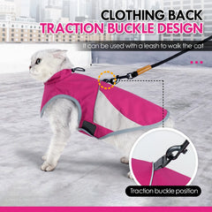 Winter Warm Thickness Windproof Cat Jacket Cat Clothes for Cats, Small Cats and Dogs