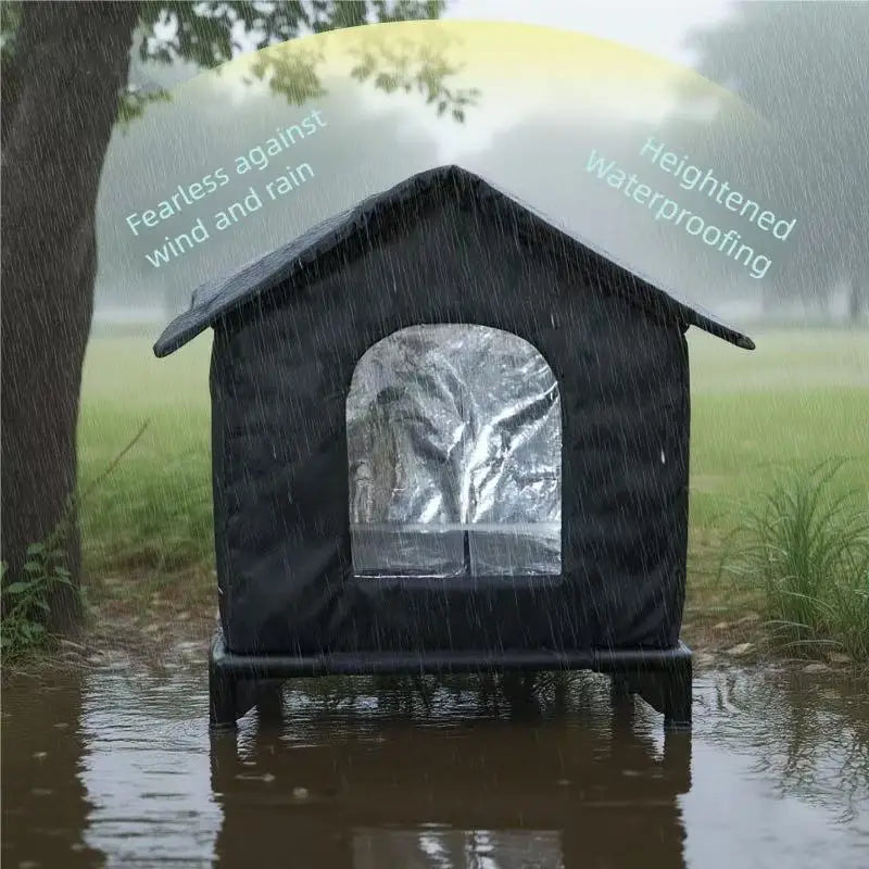 Stray Cat dog House Waterproof Outdoor Winter Warm Pet Cave Sleeping Beds Home Foldable Washable for Small Dog Puppy Supplies