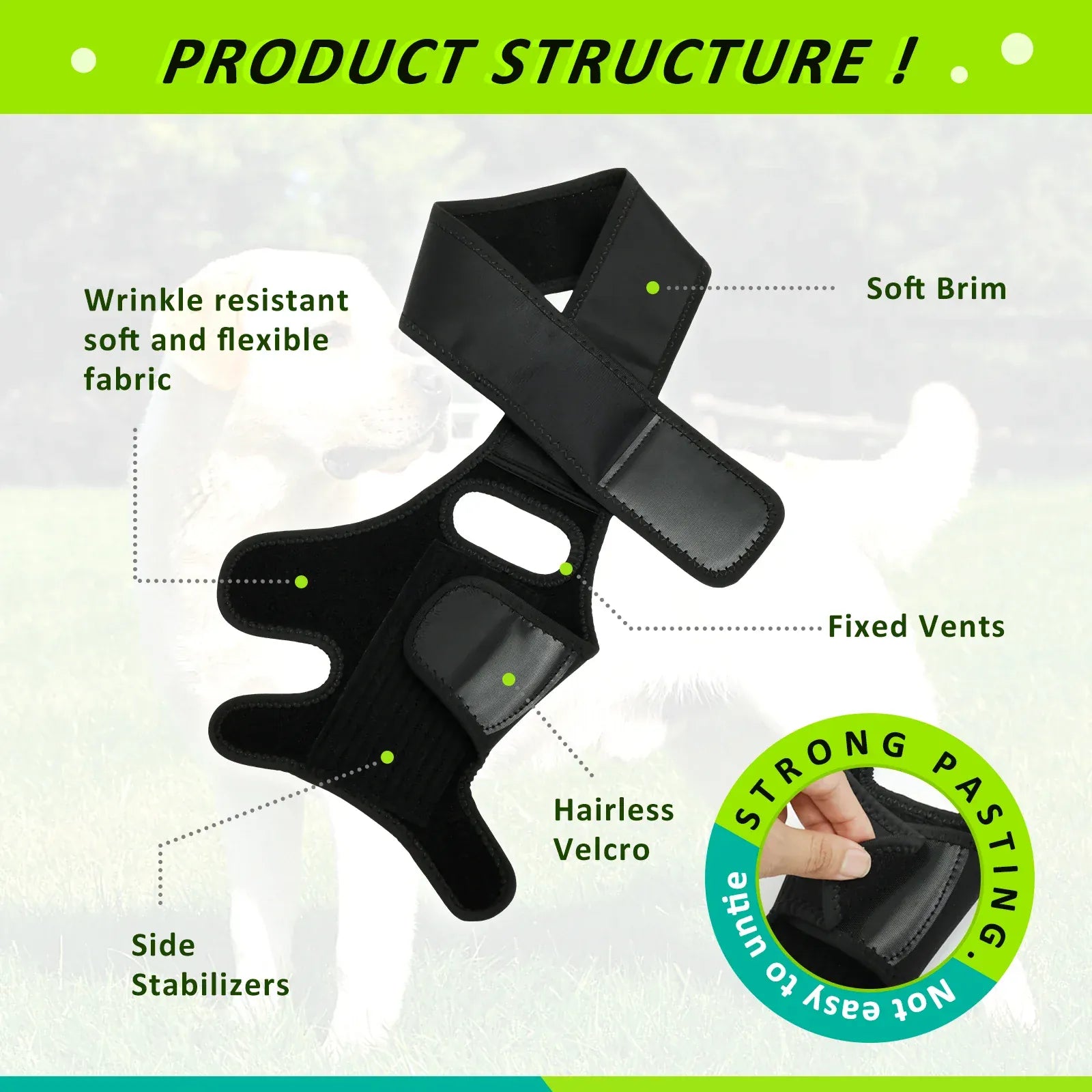 Adjustable Dog Knee Brace - Hip & Leg Support with Metal Bars for Luxating Patella, Post-Surgery Recovery & Joint Pain Relief