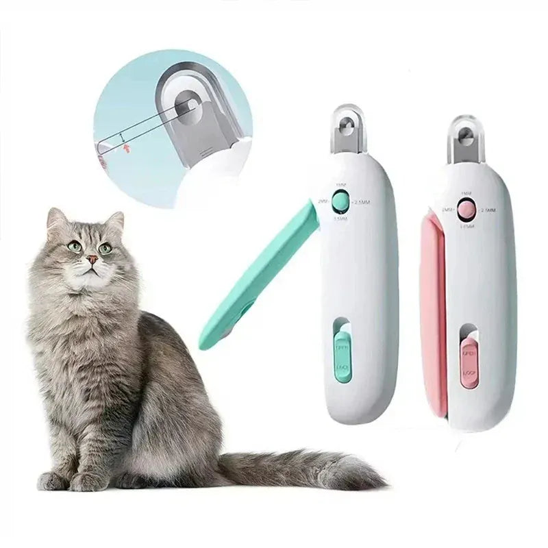 Adjustable Pet Nail Clippers - Safety Guard Cat Dog Nail Trimmer Professional Grooming Tool