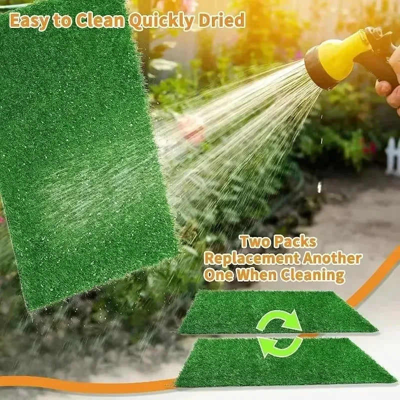 Artificial Grass Dog Toilet - Realistic Pee Pad for Puppy Potty Training