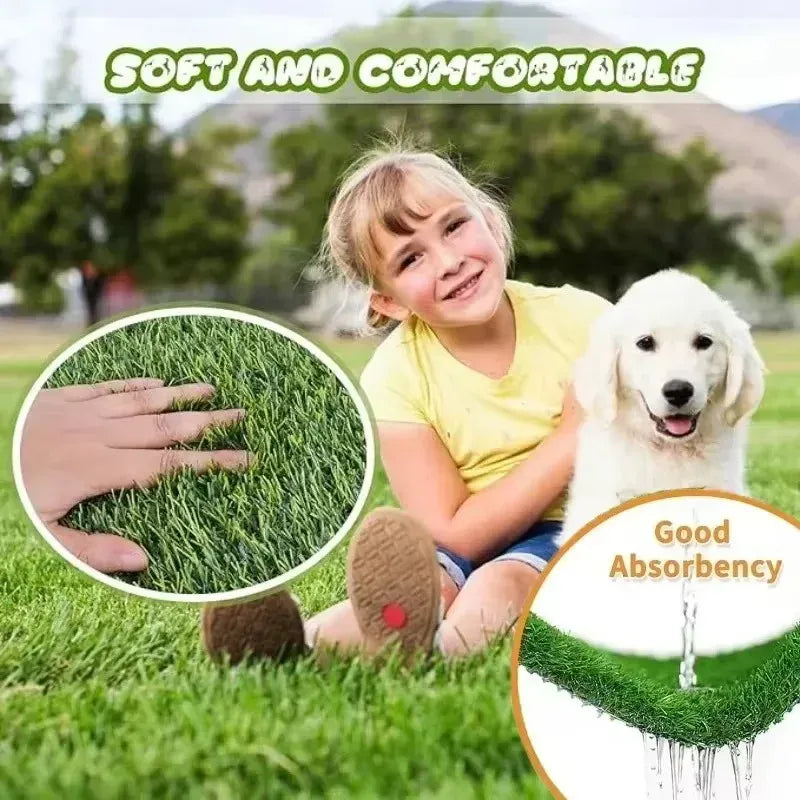 Artificial Grass Dog Toilet - Realistic Pee Pad for Puppy Potty Training