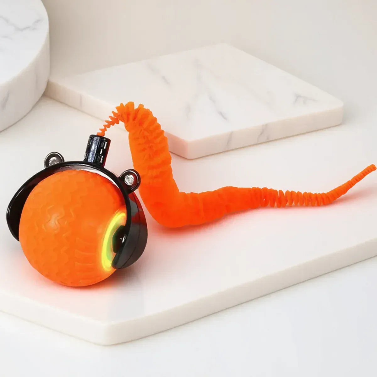 Automatic Cat Ball Toy - Smart Obstacle Avoidance 360° Rotation LED Lights