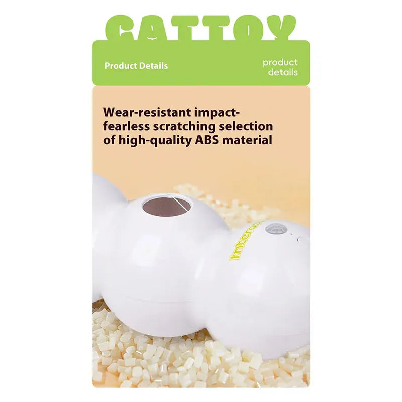Automatic Cat Teaser Toy - USB Rechargeable Interactive Caterpillar Motion Sensor