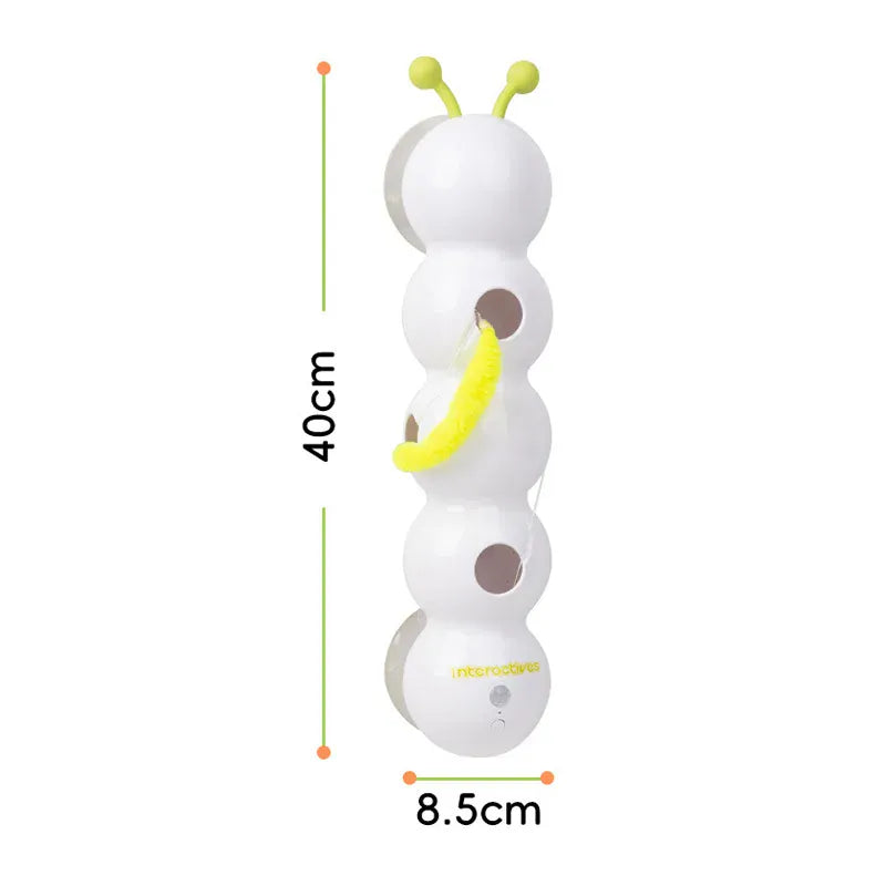 Automatic Cat Teaser Toy - USB Rechargeable Interactive Caterpillar Motion Sensor
