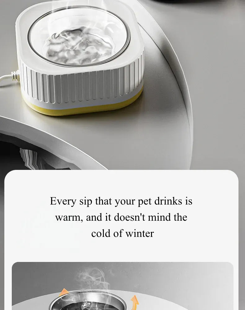 Automatic Pet Water Heater - Constant Temperature Drinking Bowl for Winter