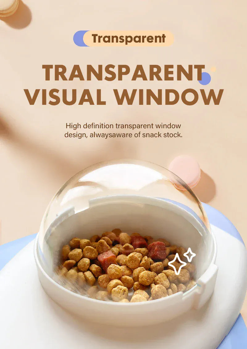 Automatic Treat Dispenser Duck - Interactive Food Puzzle Toy for Dogs Cats