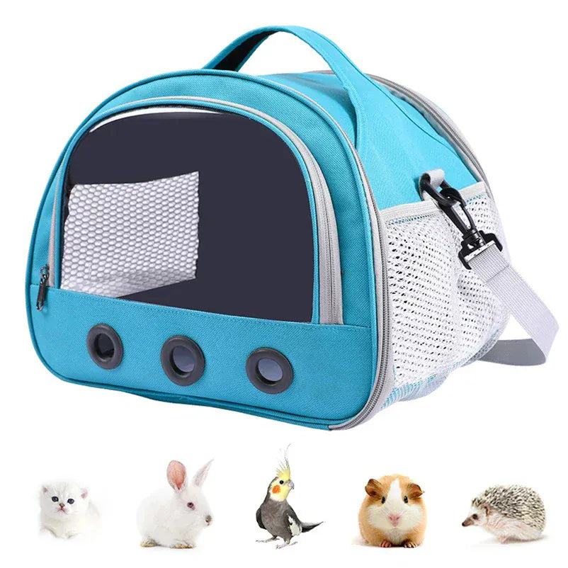 Aviation Approved Pet Carrier Backpack - Anti-Suffocation Travel Bag for Cats, Dogs, Birds & Rabbits with Thick Cotton Cushion