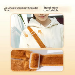 Bear Design Pet Shoulder Bag - Autumn Winter Warm Windproof Cat & Dog Crossbody Bag, Cute Cartoon Portable Outing Carrier (S/M/L)