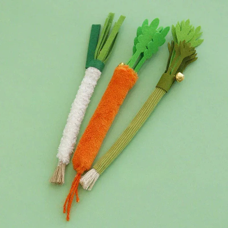 Cat Chew Toy Set with Bell - Interactive Teeth Cleaning & Training Toys