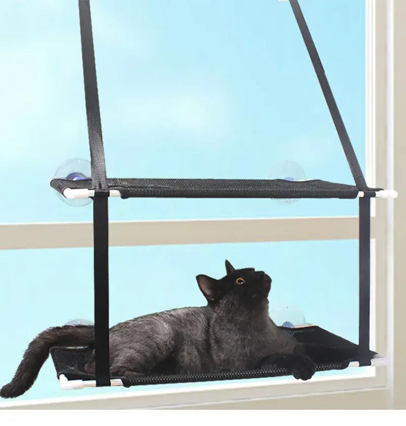 Cat Hammock Window Bed - Double Layer Suction Cup Pet Hanging Bed 25kg Capacity