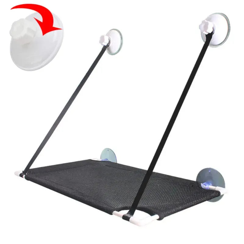 Cat Hammock Window Bed - Double Layer Suction Cup Pet Hanging Bed 25kg Capacity