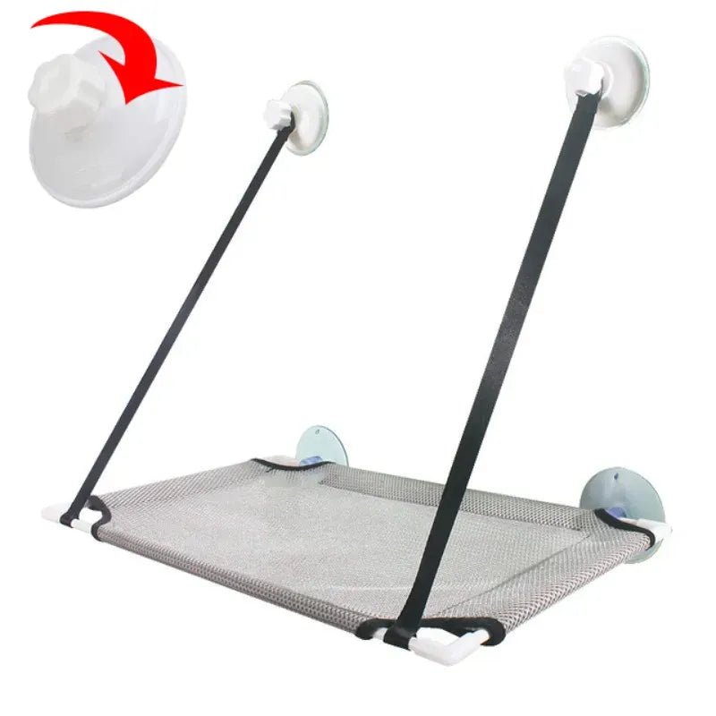 Cat Hammock Window Bed - Double Layer Suction Cup Pet Hanging Bed 25kg Capacity