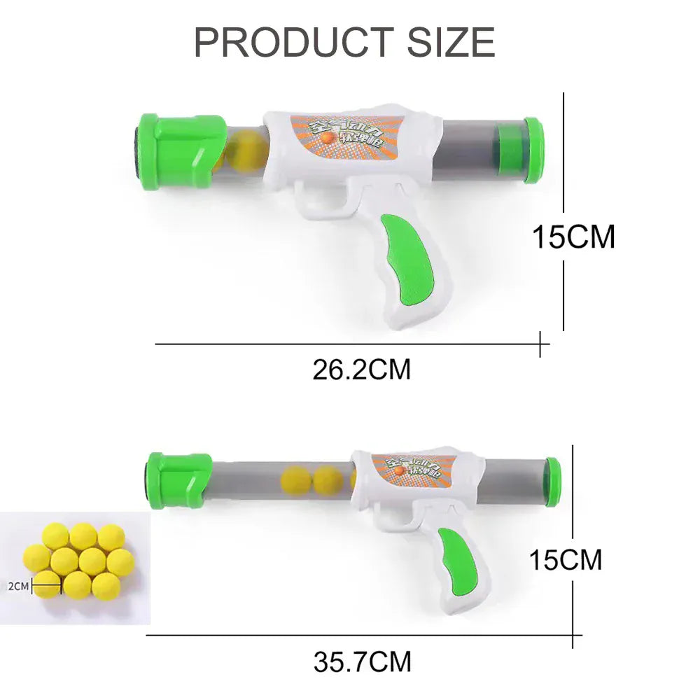 Cat Toy Launcher Gun - Interactive Shooter with Soft Pompom Balls Kittens Toys