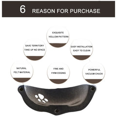 Cat Window Hammock Bed – Suction Cup Lounger for Cats & Small Pets up to 20kg