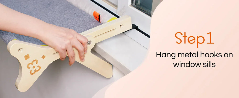 Cat Window Perch 2-in-1 - Adjustable Hammock Bed for Indoor Cats 40lb Capacity