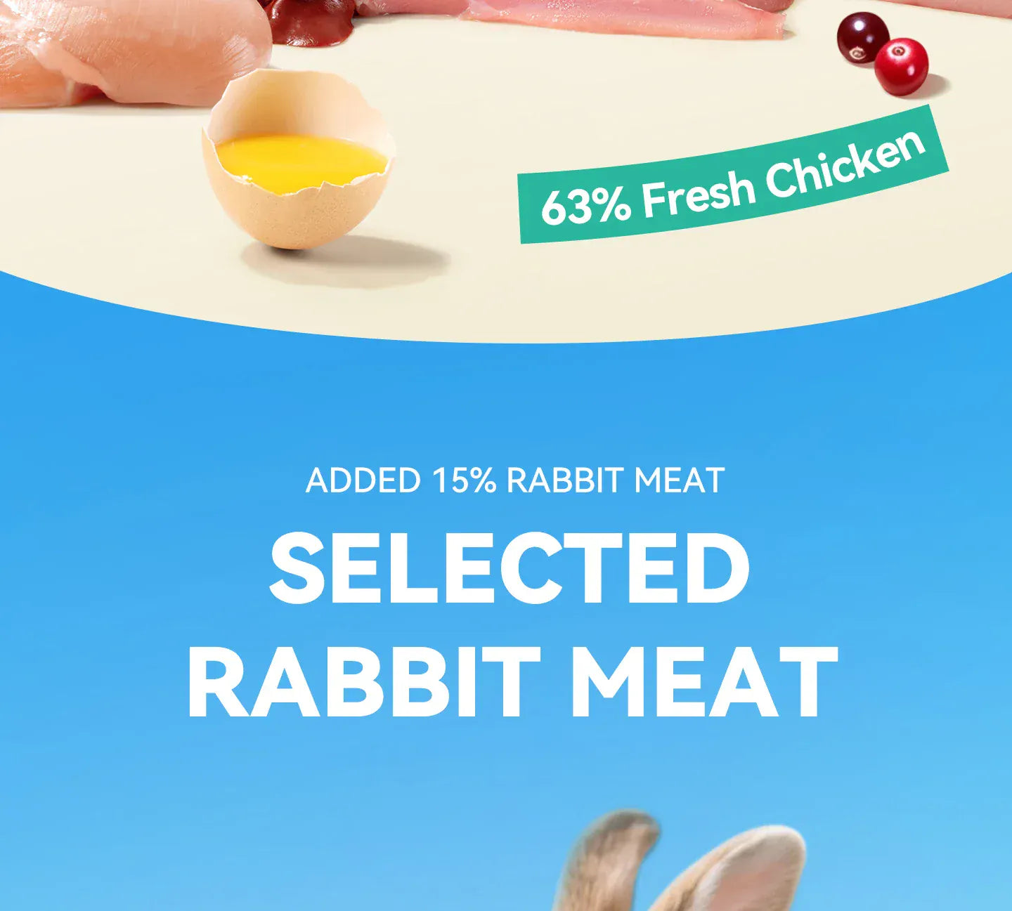 Chanbuni Premium Baked Cat Food | Chicken & Rabbit Recipe | Complete Nutrition for All Cat Breeds