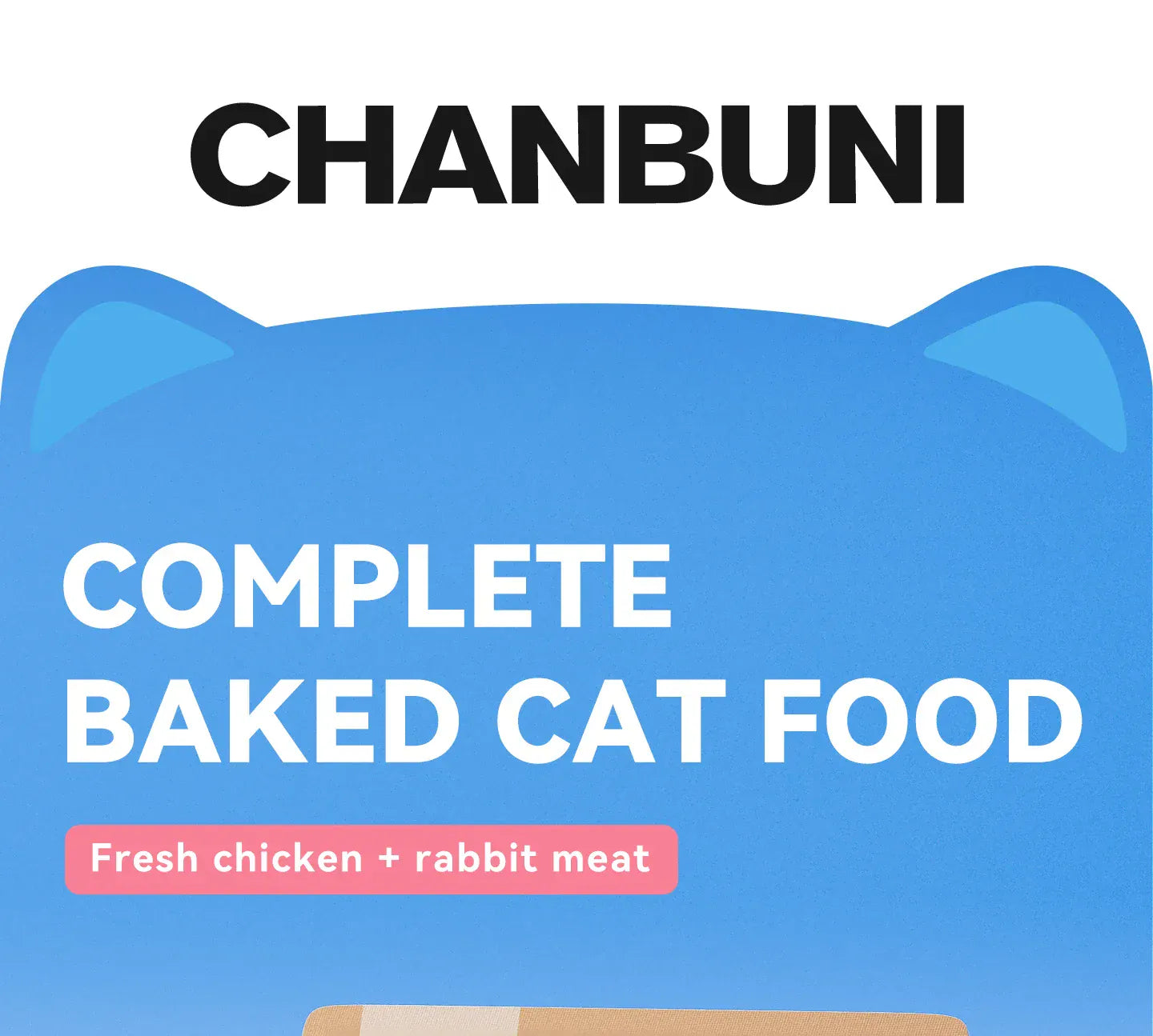 Chanbuni Premium Baked Cat Food | Chicken & Rabbit Recipe | Complete Nutrition for All Cat Breeds