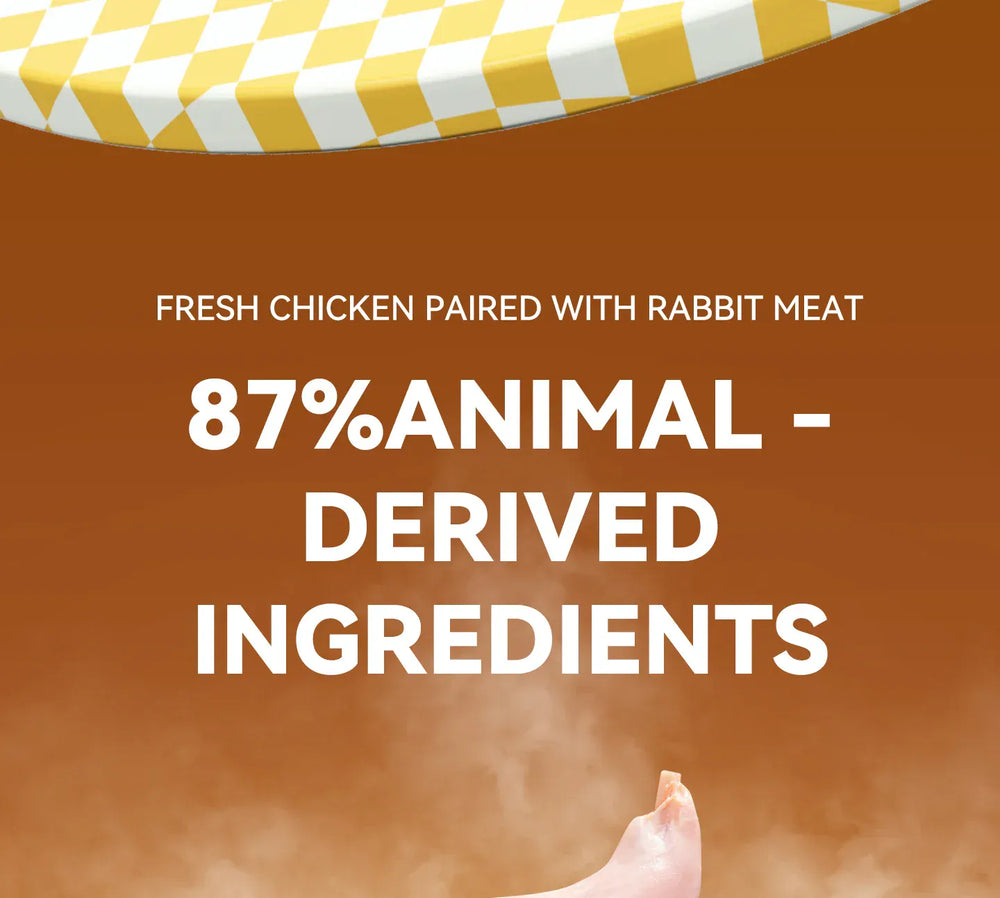 Chanbuni Premium Baked Cat Food | Chicken & Rabbit Recipe | Complete Nutrition for All Cat Breeds