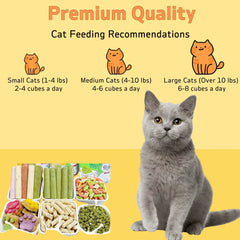 Chicken Cat Grass Milk Stick | Hairball Control & Teeth Cleaning Cat Treats | Natural Protein Snack for Healthy Cats