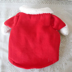 Christmas Cat Costume | Santa Claus Outfit for Small Cats & Dogs | Holiday Pet Clothes Xmas & New Year Kitty Outfit