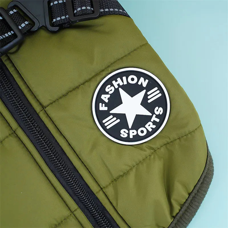 Cotton Pet Chest & Back Vest - Thick Warm Winter Coat for Dogs & Cats