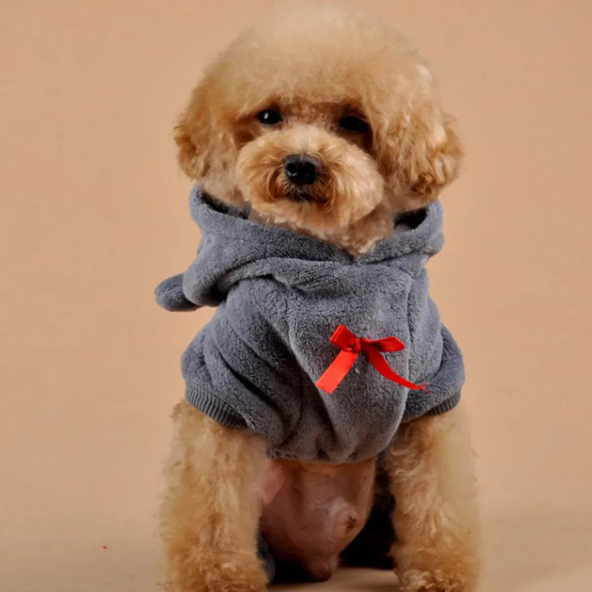 Cute Winter Dog Hoodie - Coral Fleece Warm Puppy Sweater for Small Pets