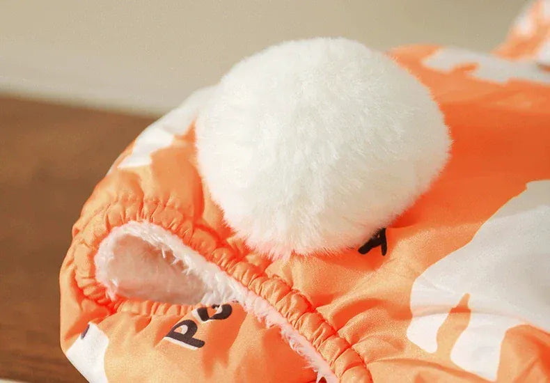 Dog Autumn Winter Clothing | Waterproof Puppy Coat | Warm Four-Legged Outdoor Dog Jacket