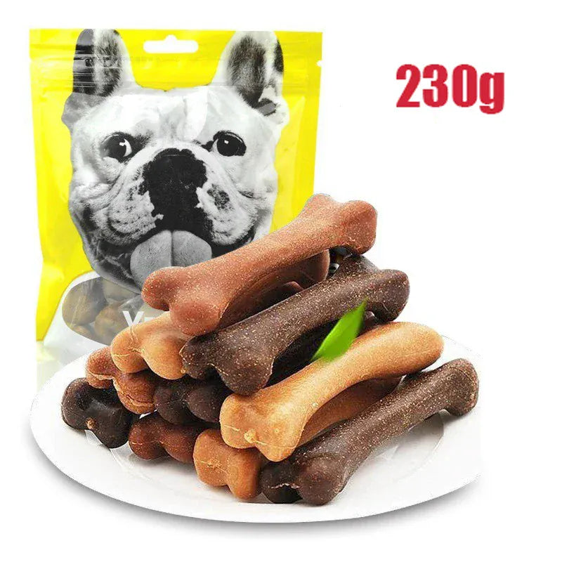 Dog Bruxism Toothbrush Bone Treats | Healthy Dental Chews for Puppies & Adult Dogs | Natural Nutrition & Training Rewards