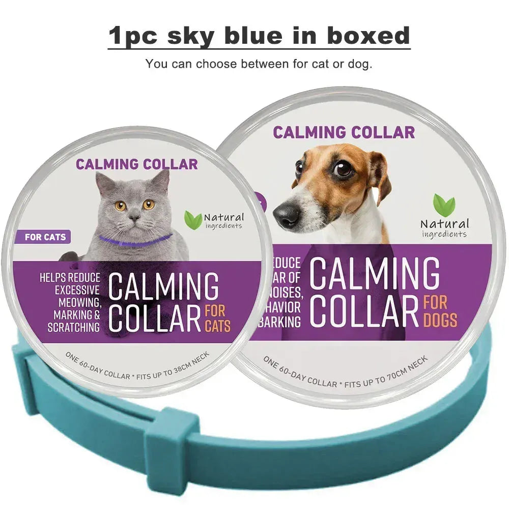 Dog Calming Collar - 60-Day Pheromone Anxiety Relief for Stress & Barking