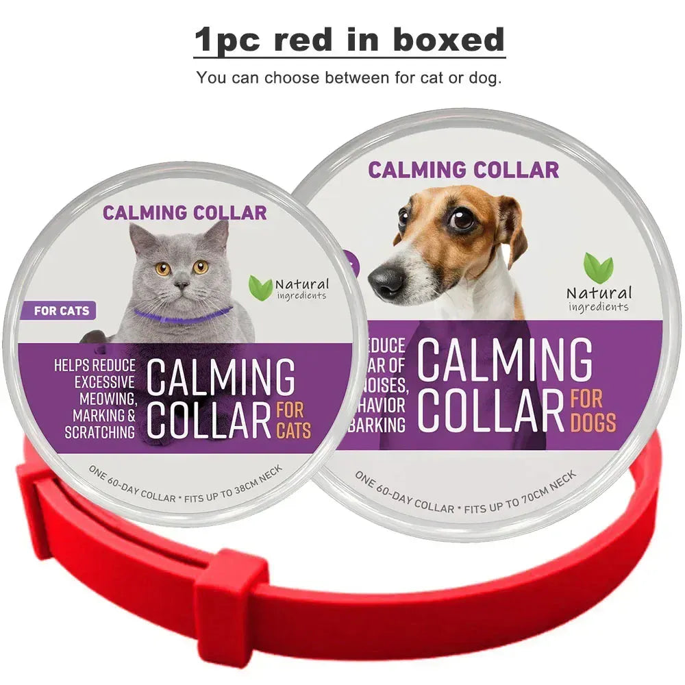 Dog Calming Collar - 60-Day Pheromone Anxiety Relief for Stress & Barking