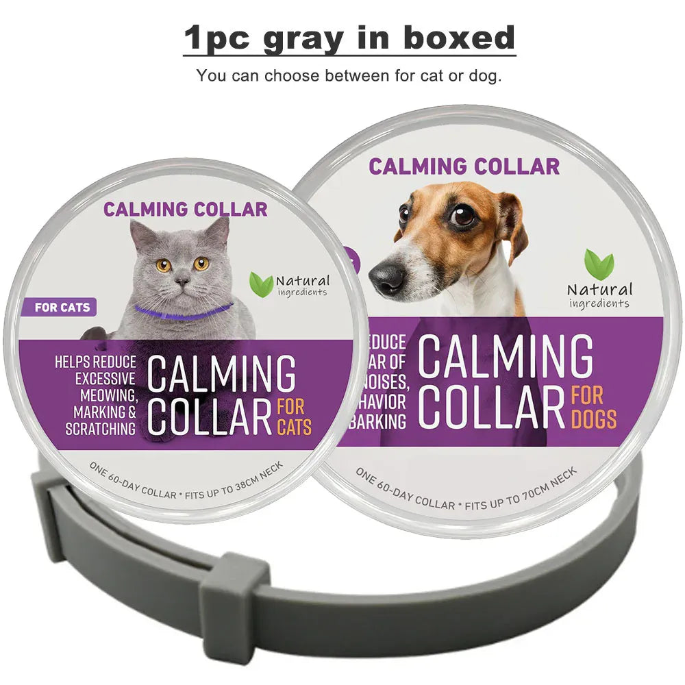 Dog Calming Collar - 60-Day Pheromone Anxiety Relief for Stress & Barking
