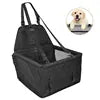 Dog Car Booster Seat - Foldable Travel Safety Seat for Small & Medium Dogs