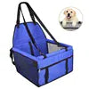Dog Car Booster Seat - Foldable Travel Safety Seat for Small & Medium Dogs