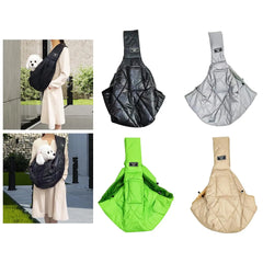 Dog Cat Carrier Bag - Padded Strap Soft Breathable Shoulder Tote Bag for Small Dogs & Cats, Hands-Free Pet Carrier for Outdoor Travel