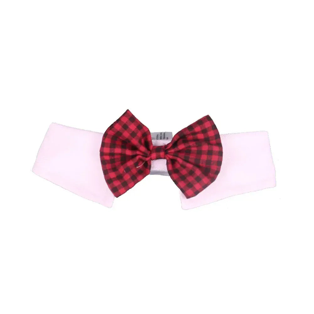 Dog Cat Tuxedo Collar - Wedding Bow Tie Pet Accessory for Special Occasions
