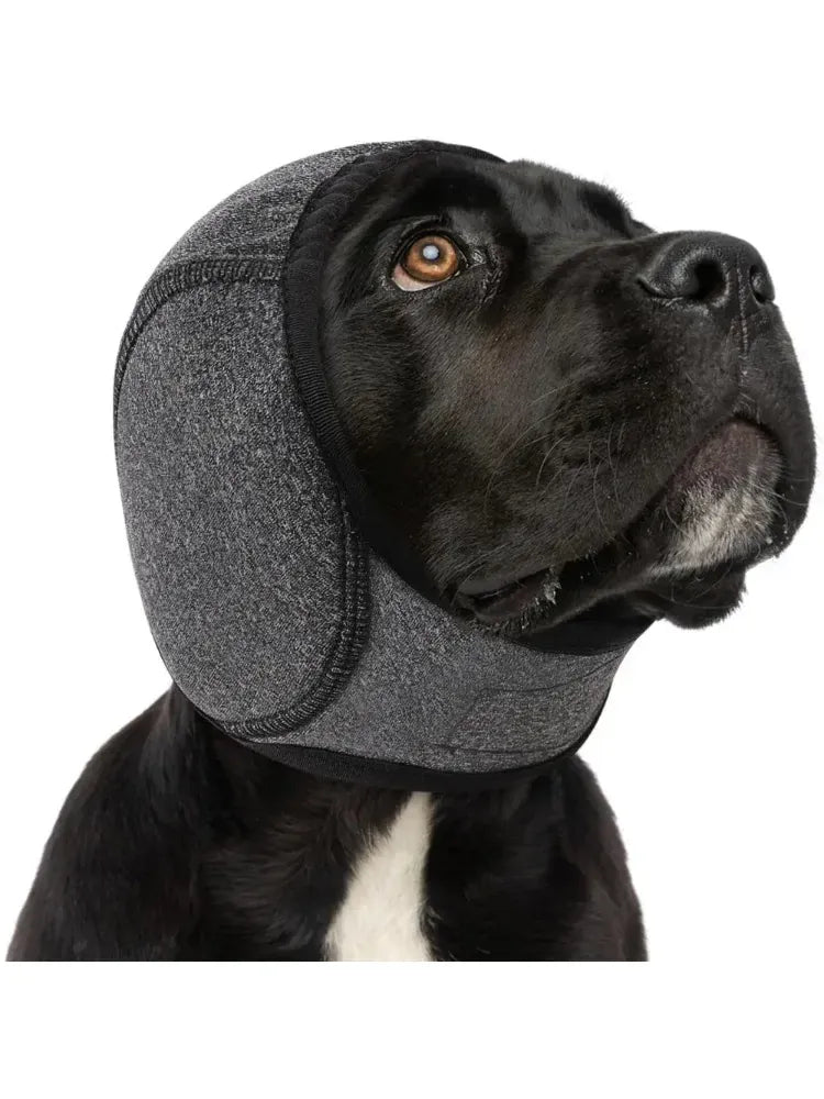 Dog Ear Muffs Hood - Waterproof Noise Cancelling for Swimming & Grooming