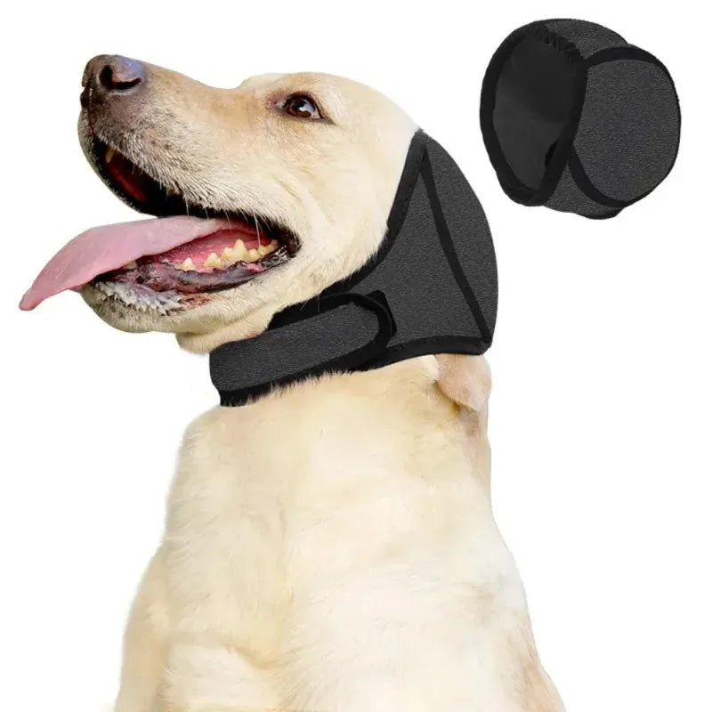 Dog Ear Muffs Hood - Waterproof Noise Cancelling for Swimming & Grooming