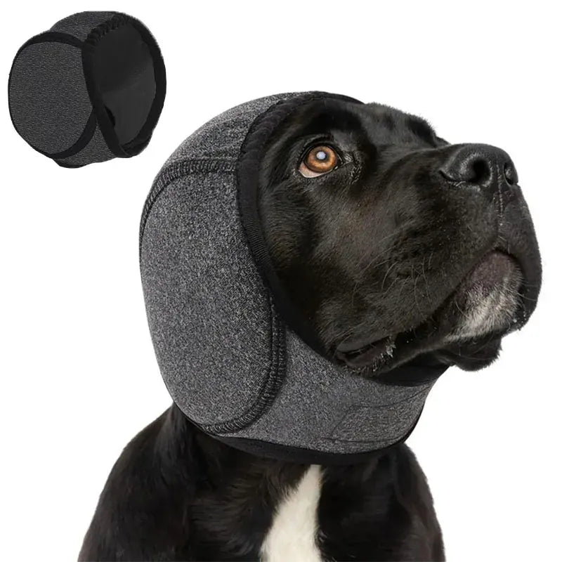 Dog Ear Muffs Hood - Waterproof Noise Cancelling for Swimming & Grooming