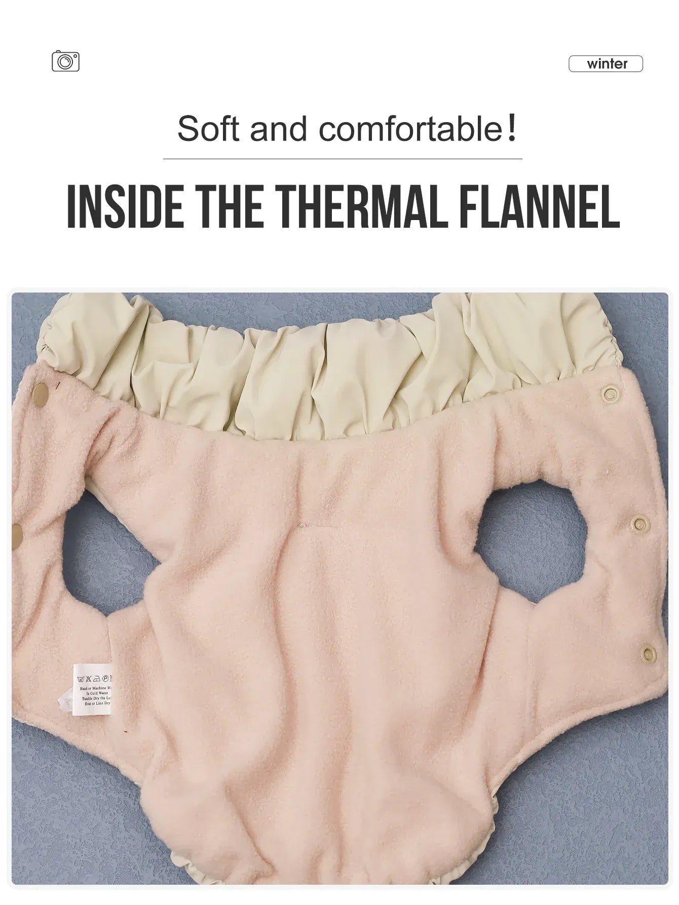 Dog Jacket for Autumn & Winter | 3-Layer Thick Warm Coat for Small & Medium Dogs – Poodle, Teddy, Yorkie Outerwear