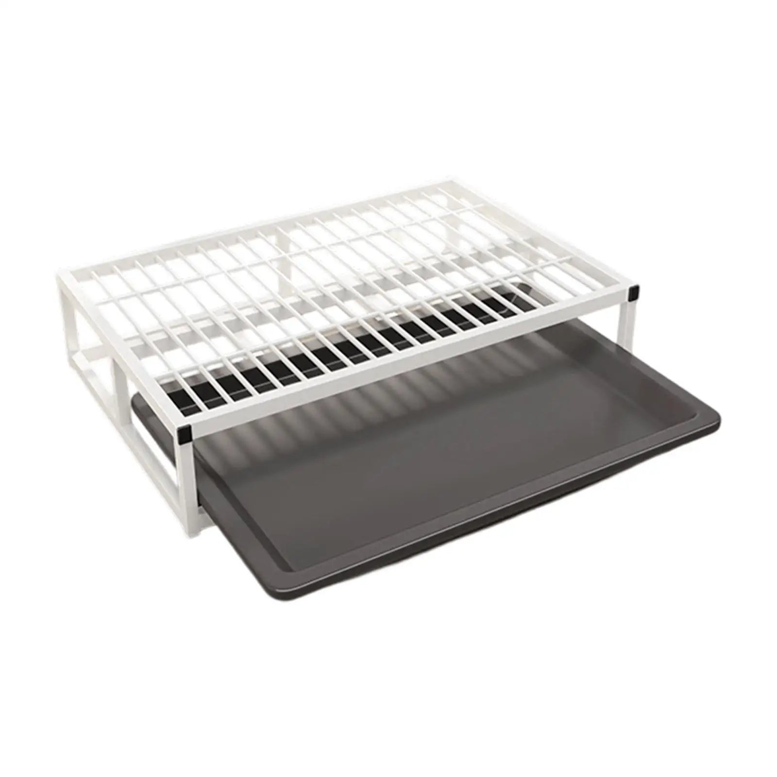 Dog Potty Tray with Pull-Out Drawer - Washable Indoor Training Toilet