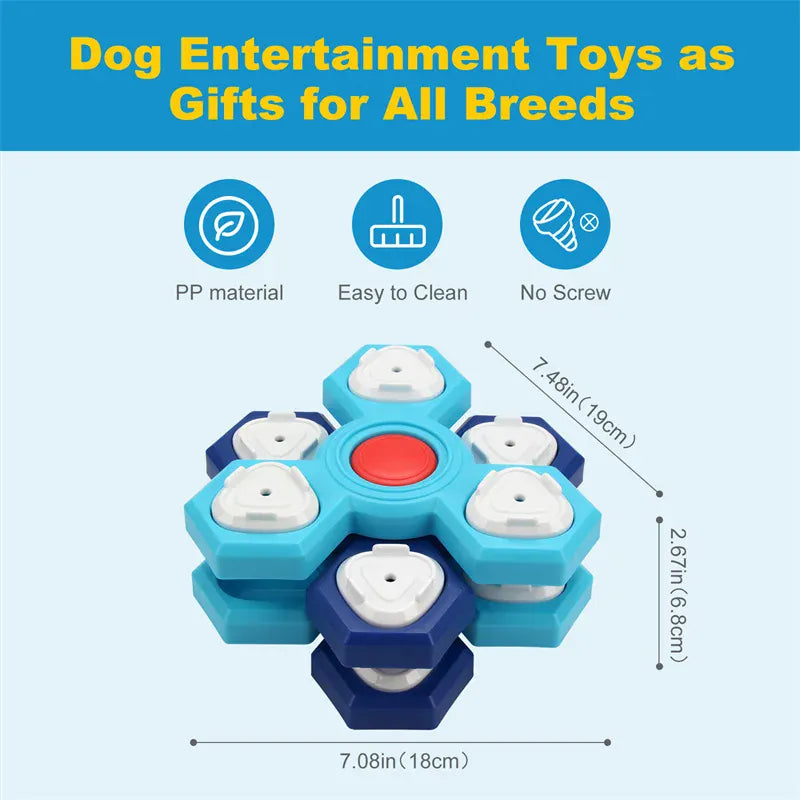 Dog Puzzle Toys | Interactive Slow Feeder & Training Toy | Boredom Relief & Mental Stimulation for Dogs