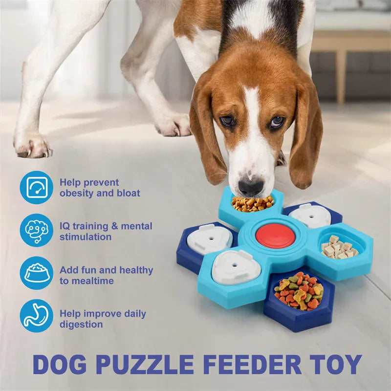 Dog Puzzle Toys | Interactive Slow Feeder & Training Toy | Boredom Relief & Mental Stimulation for Dogs