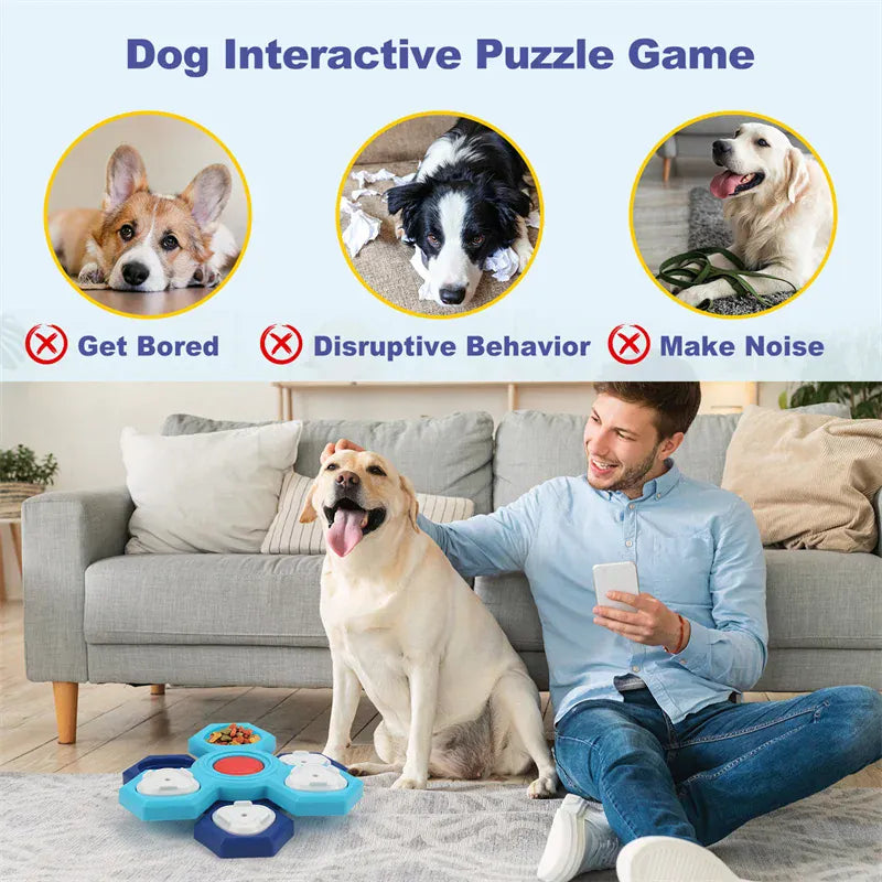 Dog Puzzle Toys | Interactive Slow Feeder & Training Toy | Boredom Relief & Mental Stimulation for Dogs