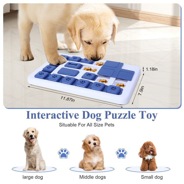 Dog Puzzle Toys | Interactive Treat Dispensing Toys for Dogs | Educational Slow Feeder for Small, Medium & Large Dogs