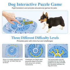 Dog Puzzle Toys | Interactive Treat Dispensing Toys for Dogs | Educational Slow Feeder for Small, Medium & Large Dogs