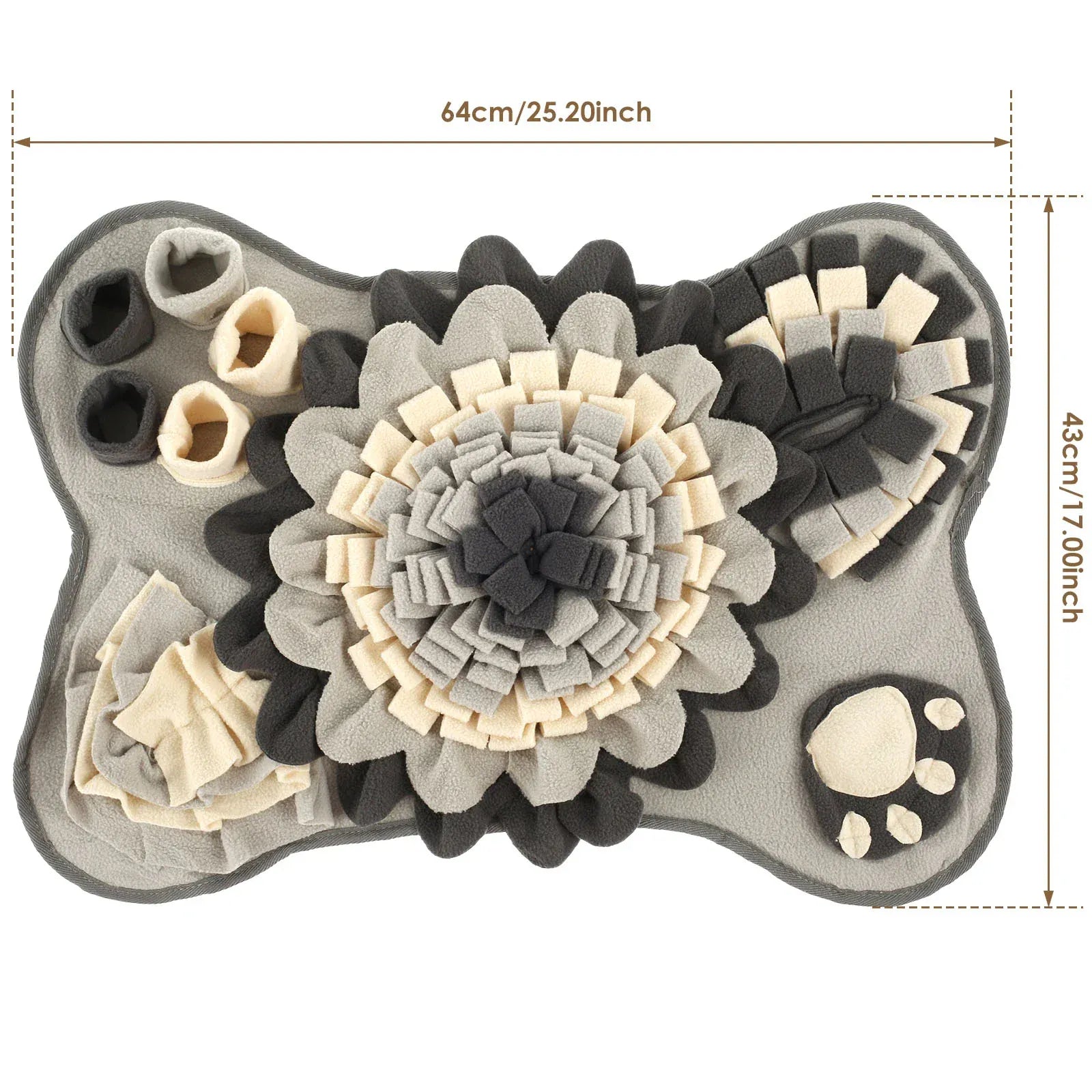 Dog Snuffle Mat | Interactive Pet Toy & Feeding Mat | Natural Sniff & Treat Dispenser for Dogs