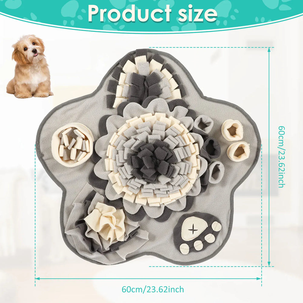 Dog Snuffle Mat | Interactive Pet Toy & Feeding Mat | Natural Sniff & Treat Dispenser for Dogs