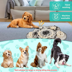 Dog Snuffle Mat | Interactive Pet Toy & Feeding Mat | Natural Sniff & Treat Dispenser for Dogs