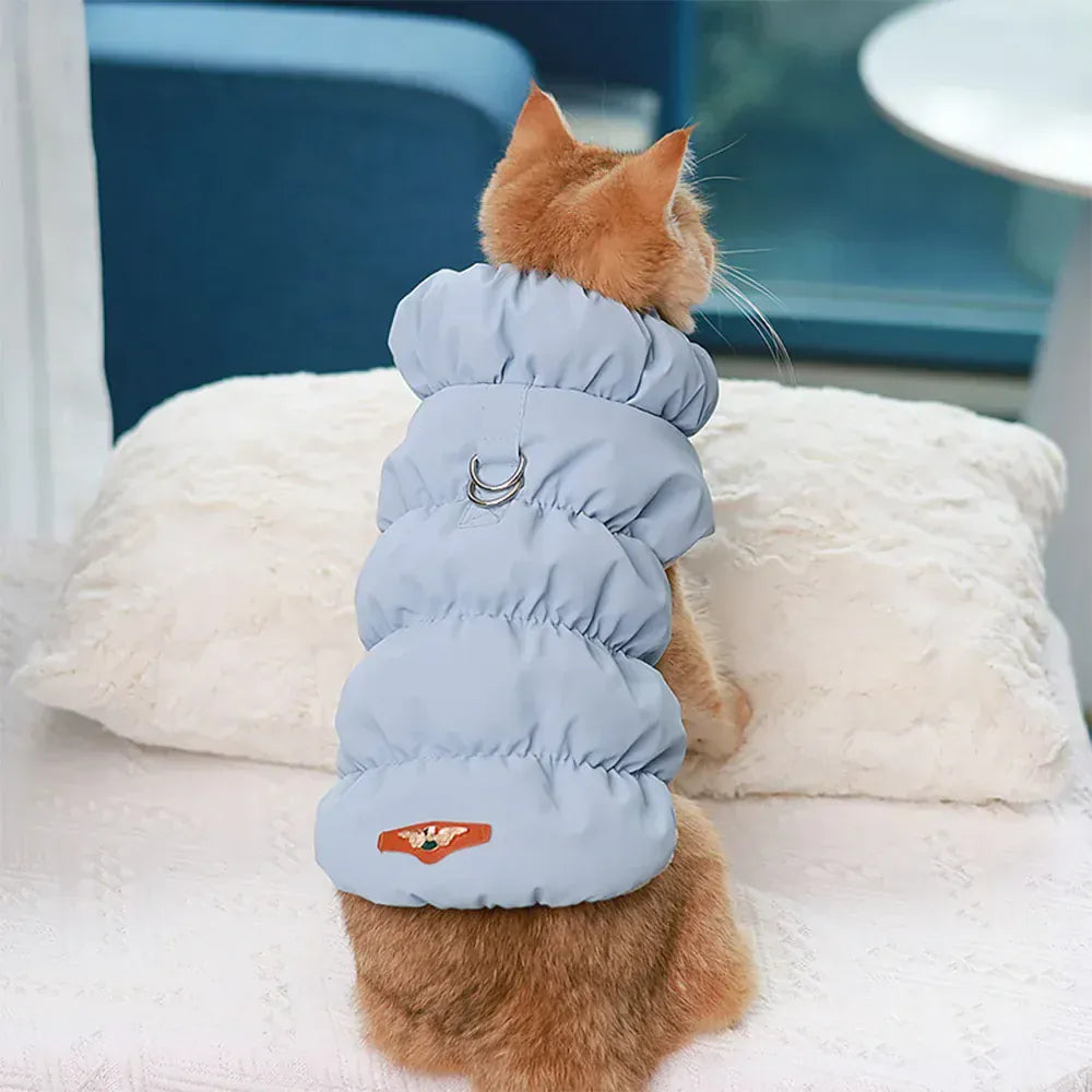 Dog Winter Coat Vest - Padded Jacket for Small Dogs & Cats